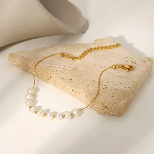 Malina Natural Pearl Bracelet